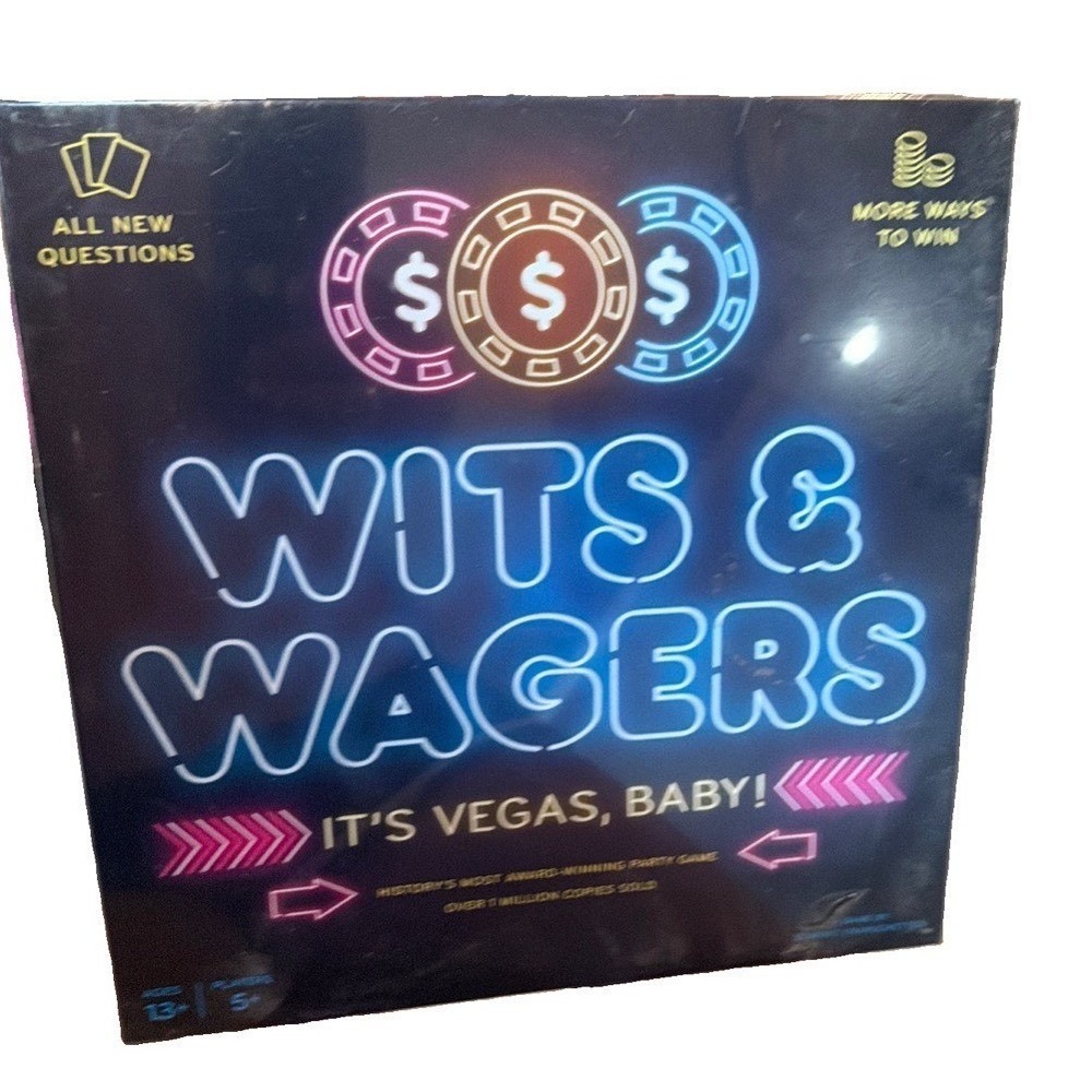 Wits & Wagers It's Vegas Baby! Party Game, Trivia Betting